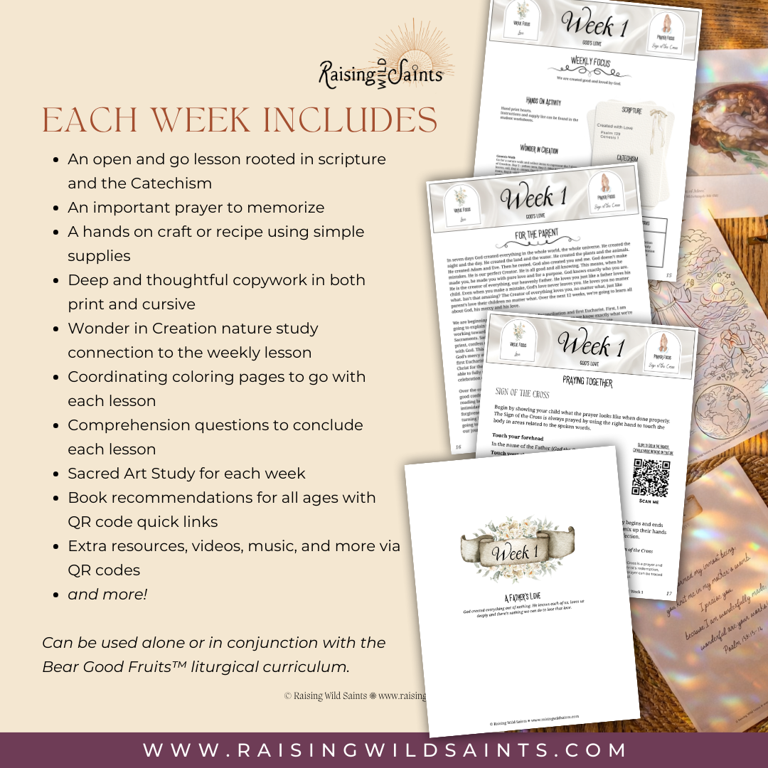Catholic First Communion Homeschool Curriculum