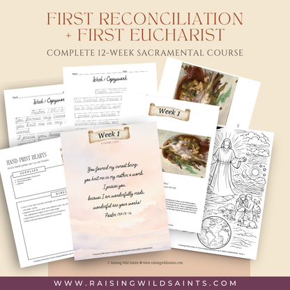 Catholic First Communion Homeschool Curriculum