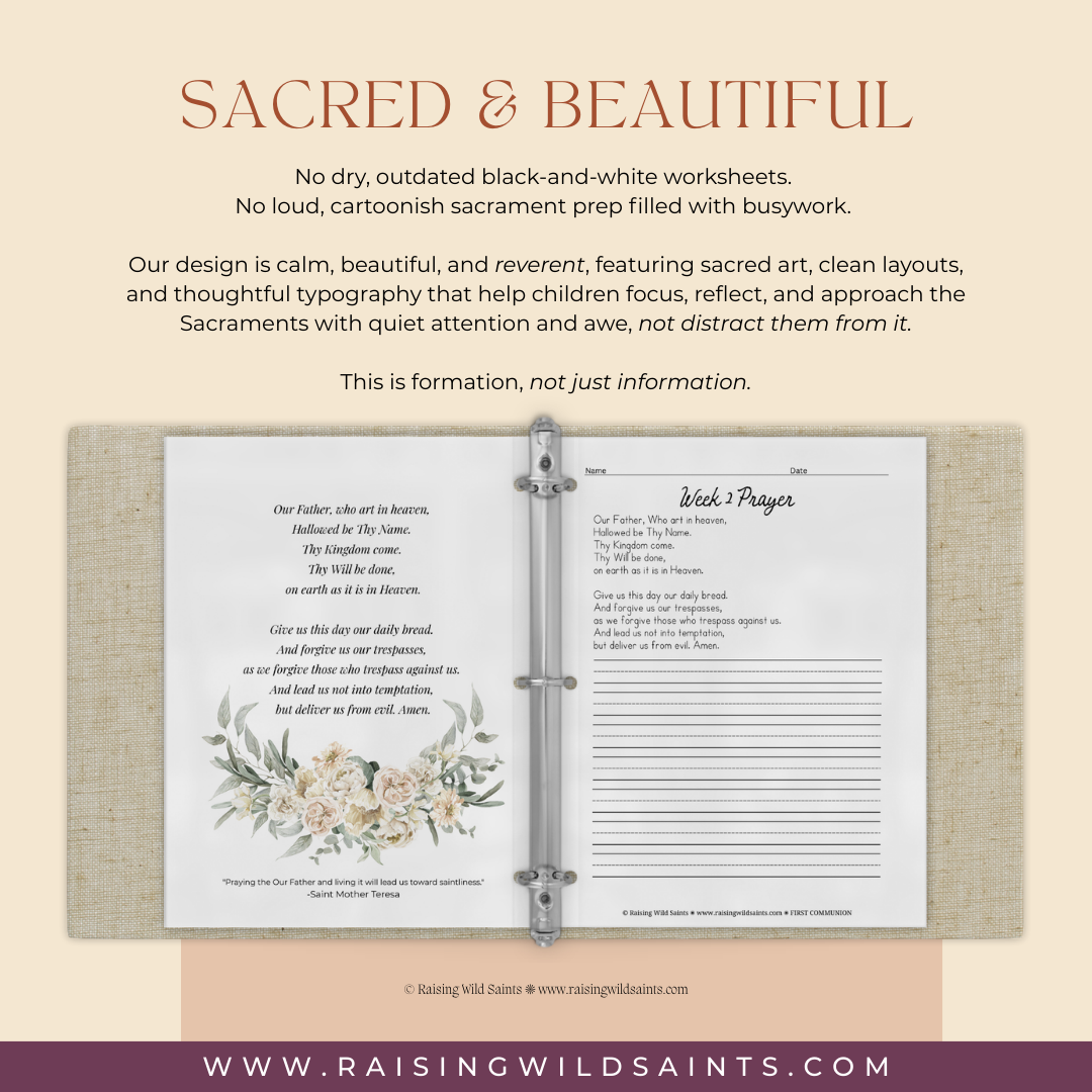 Catholic First Communion Homeschool Curriculum